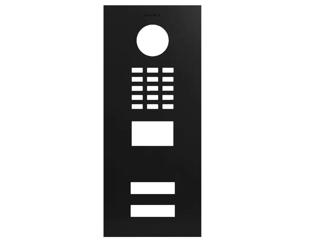 DoorBird Front Panel for D2102V in Graphite Black