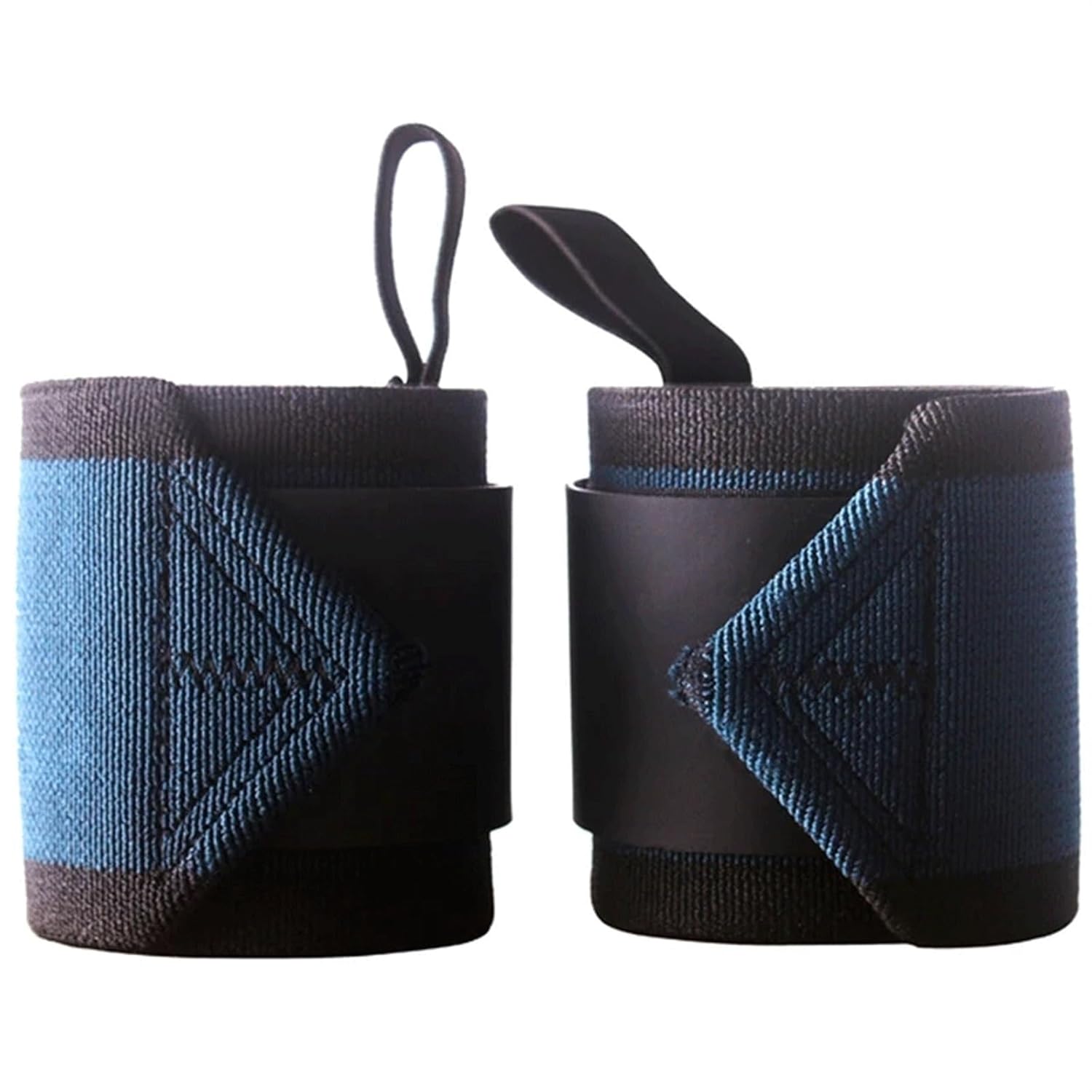 Weightlifting Flexible Wrist Wrap Gym Strength Training Padded Wraps Thumb Brace Strap Power Hand Support Wristband Sport Safety(Blue,90cm)