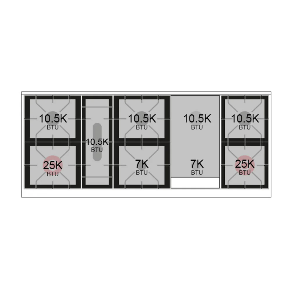 ILVE 60-Inch Nostalgie II Dual Fuel Range with 9 Burners, Griddle, and Solid Door Oven in Custom RAL with Copper Trim (UP60FQNMPRAP)