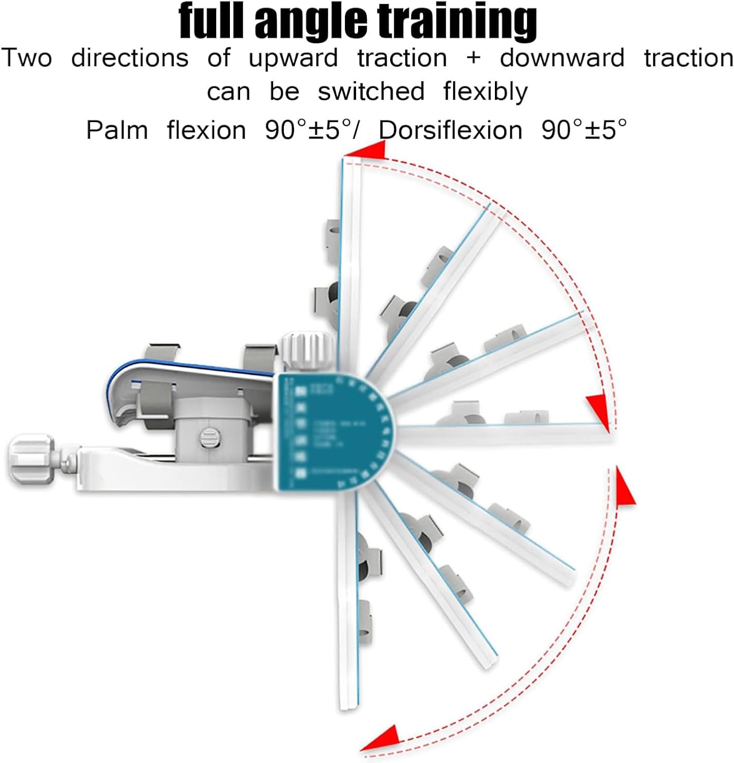 Stroke Hand Brace Rehabilitation Train Device,Wrist Rehabilitation Device with 4 Modes,Manual/Electric in 1,for Post-Fracture,Stroke,Flexion