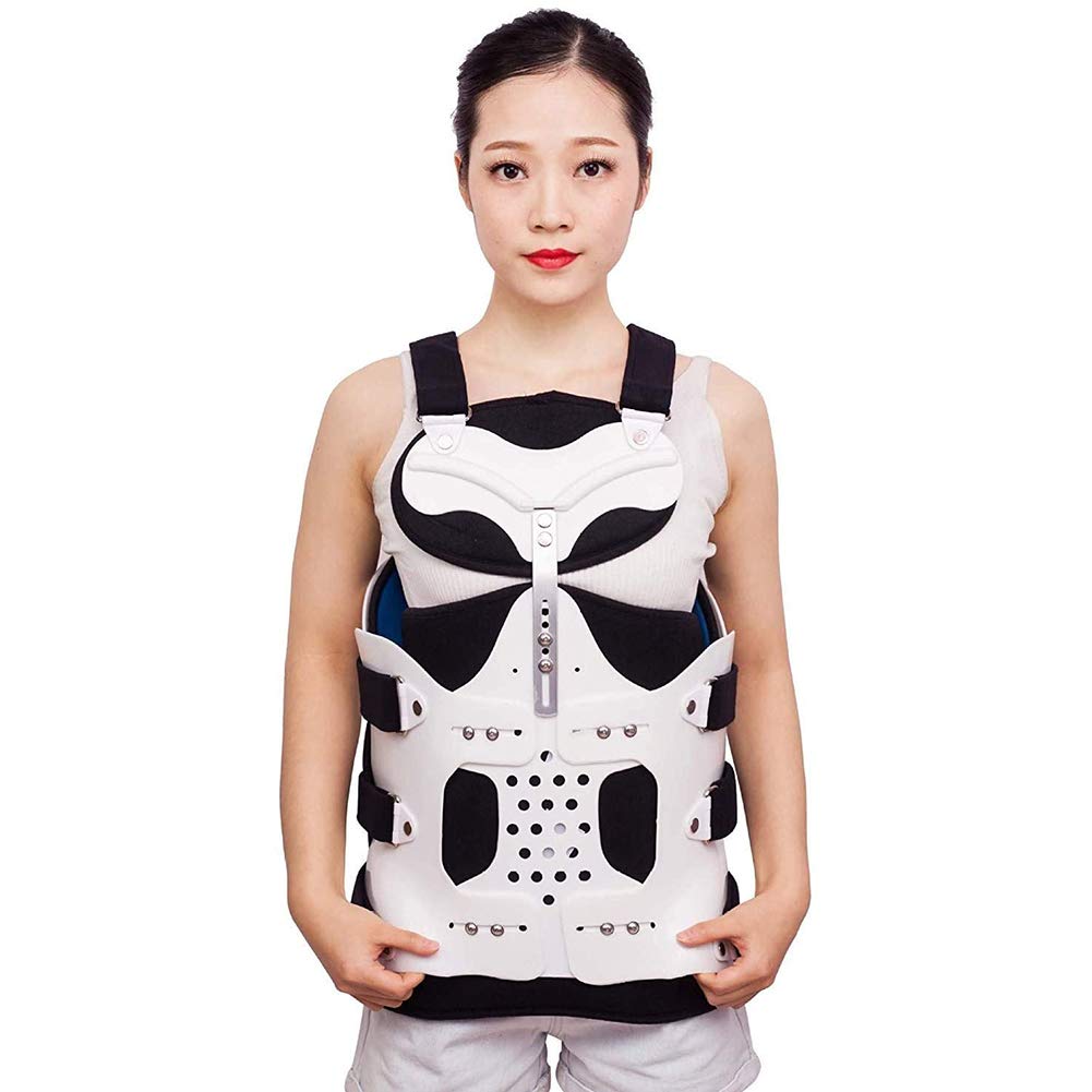 Lumbar Spine Orthosis, Spinal Back Orthosis Adjustable Cervical Thoracic Orthosis Thoracolumbar Fixation Brace For Men Women Spine Rehabilitation Brace (