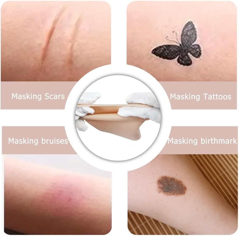 1 Pair Silicone Calf Pads Realistic Calf Leg Sleeve Corrector Arm Concealer Cover for Crooked or Arms Scar Cover Sleeves