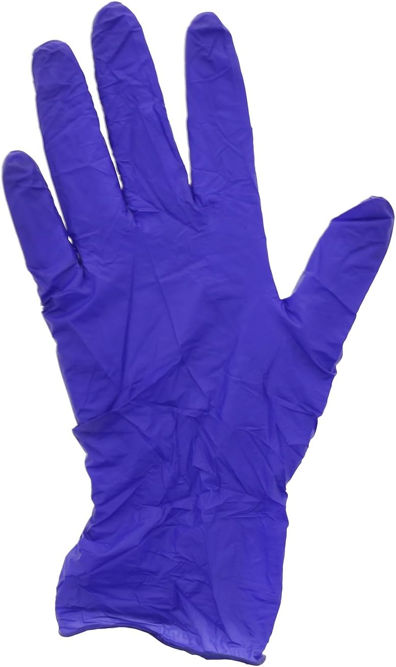 AmerCare Verge-Med Powder Free Nitrile Exam Gloves for Medical Professionals, Extra Large, Case of 2000
