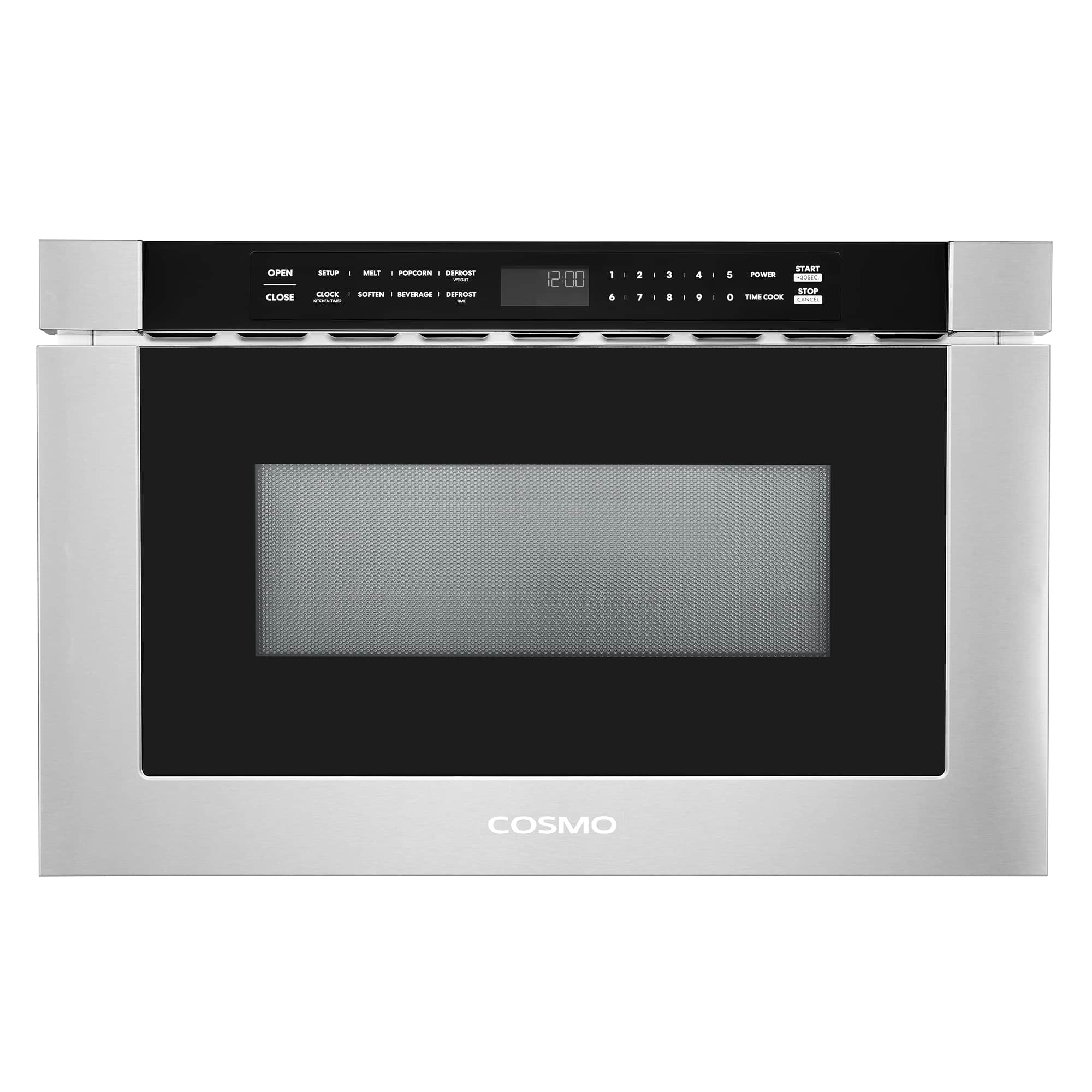 Cosmo 24-Inch 1.2 Cu. Ft. Built-in Microwave Drawer in Stainless Steel (COS-12MWDSS-NH)