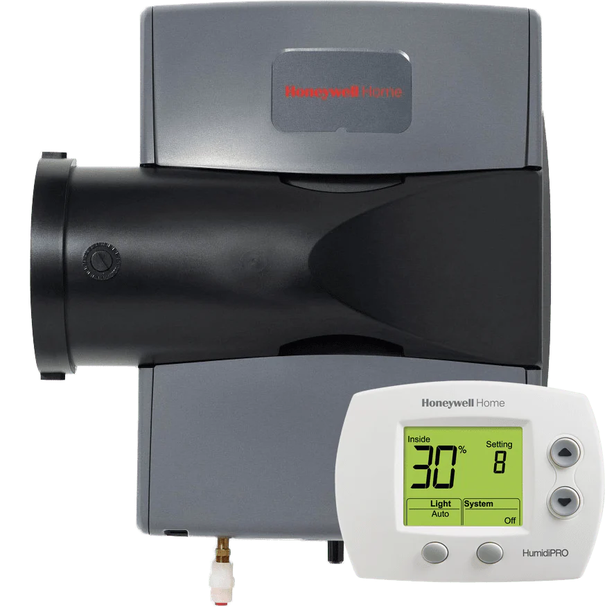 Honeywell HE250A1005/U TrueEASE Advanced Large Evaporative Bypass Humidifier 17 GPD