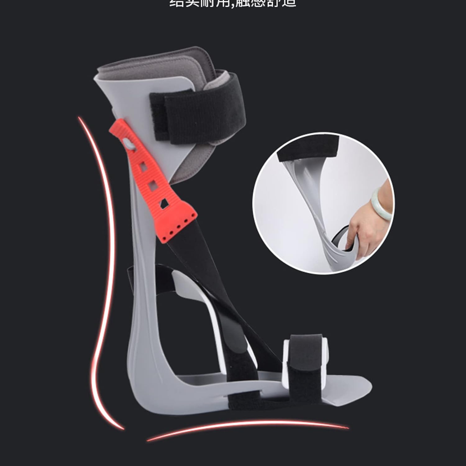 Ankle Foot Orthosis Support, AFO Brace Drop Foot Support Splint, Foot Varus Orthosis, for Stroke Foot Drop Achilles Tendon Contracture Disease