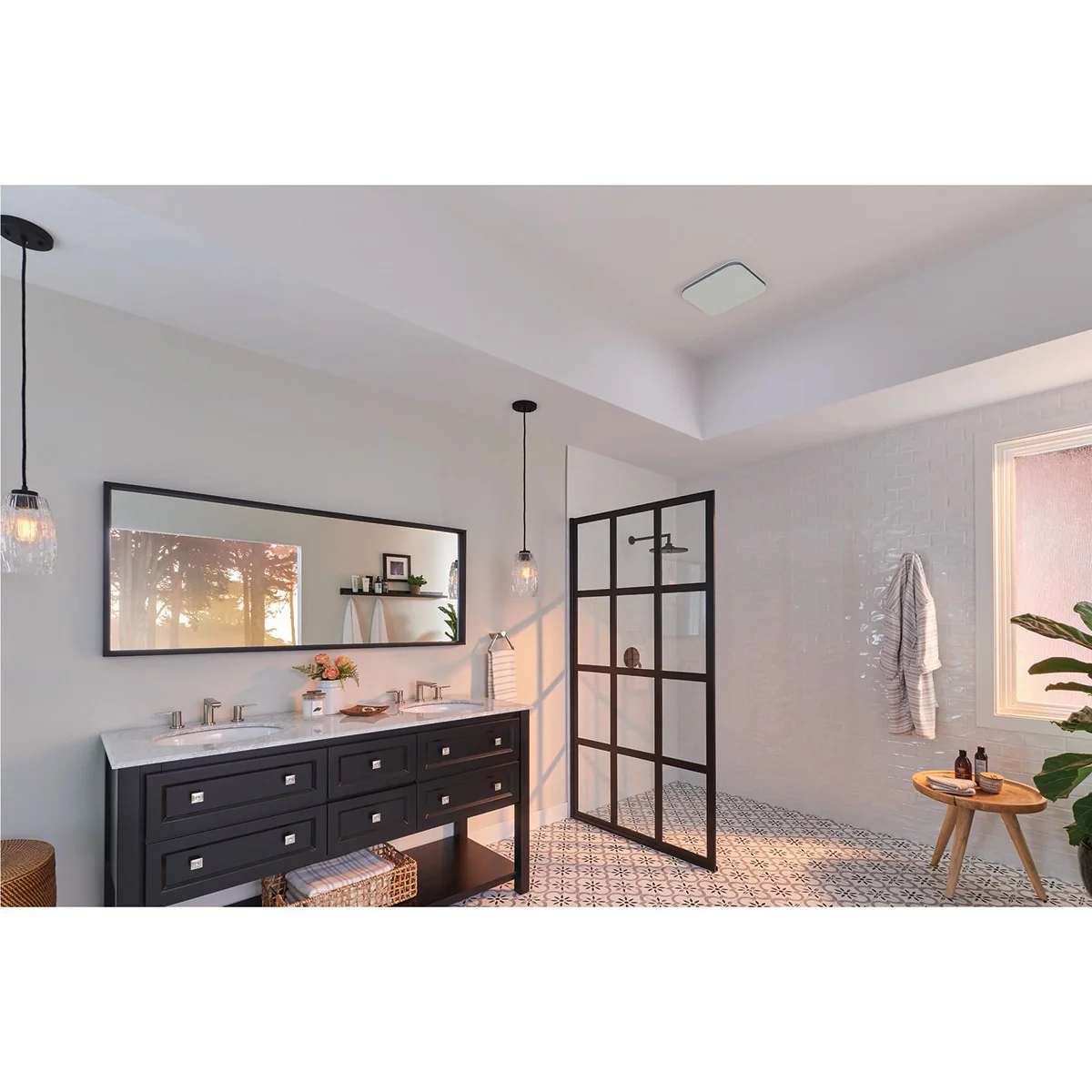 Broan AE110 110 CFM Bathroom Exhaust Fan w/ CleanCover Grille