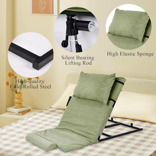 Adjustable Power Lifting Bed Backrest 2°-80°, 600lbs Capacity, Removable Cover for Easy Cleaning, Ideal for Elderly, Pregnant Women, Patients & Handicapped Use