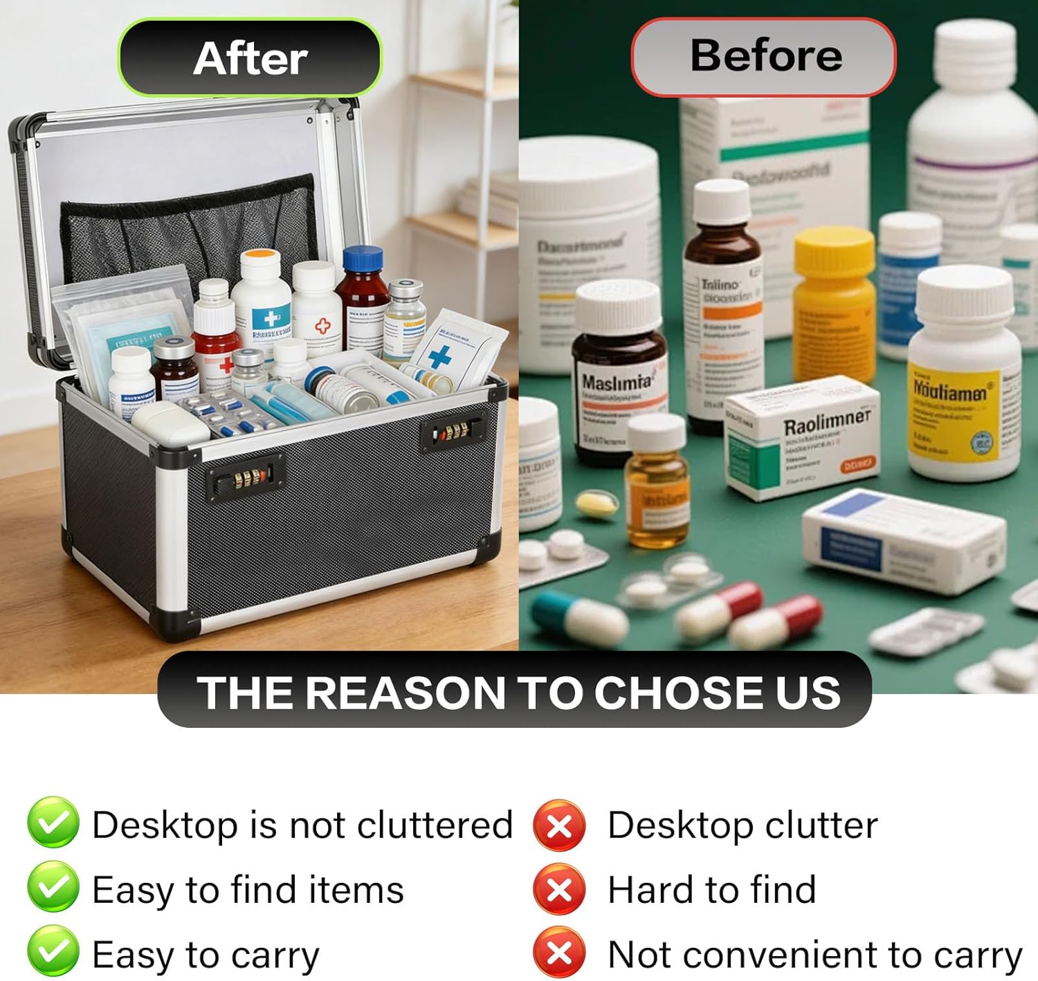 Medicine Box with Combination Lock - 15