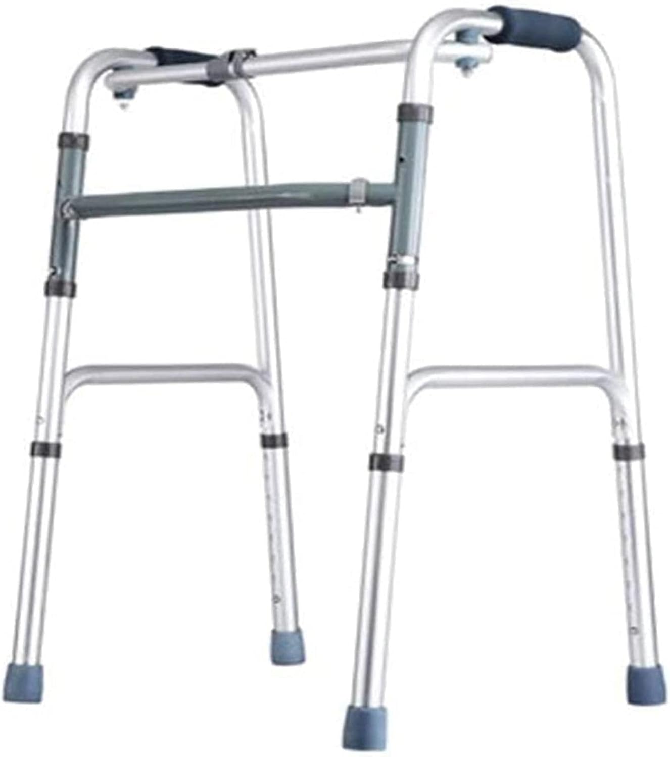 Rollator Walker Cozy Disabled Four-Legged Cane Elderly Walker Armrest Bracket Old Man Walking Fracture Walking Auxiliary Folding Support Frame Sharing
