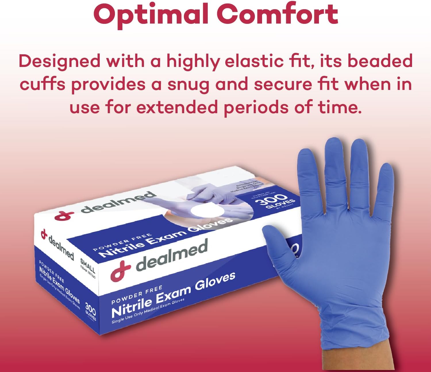 Dealmed Nitrile Medical Grade Exam Gloves