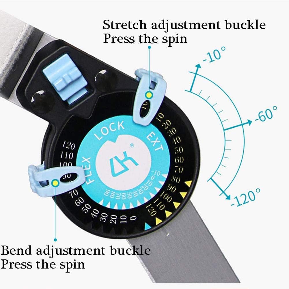 Knee Brace Hinged ROM Adjustable, Universal Hinged Knee Brace Telescoping ROM Knee Orthosis Post Operative Injury Support for ACL, PCL, MCL or LCL - One Size(