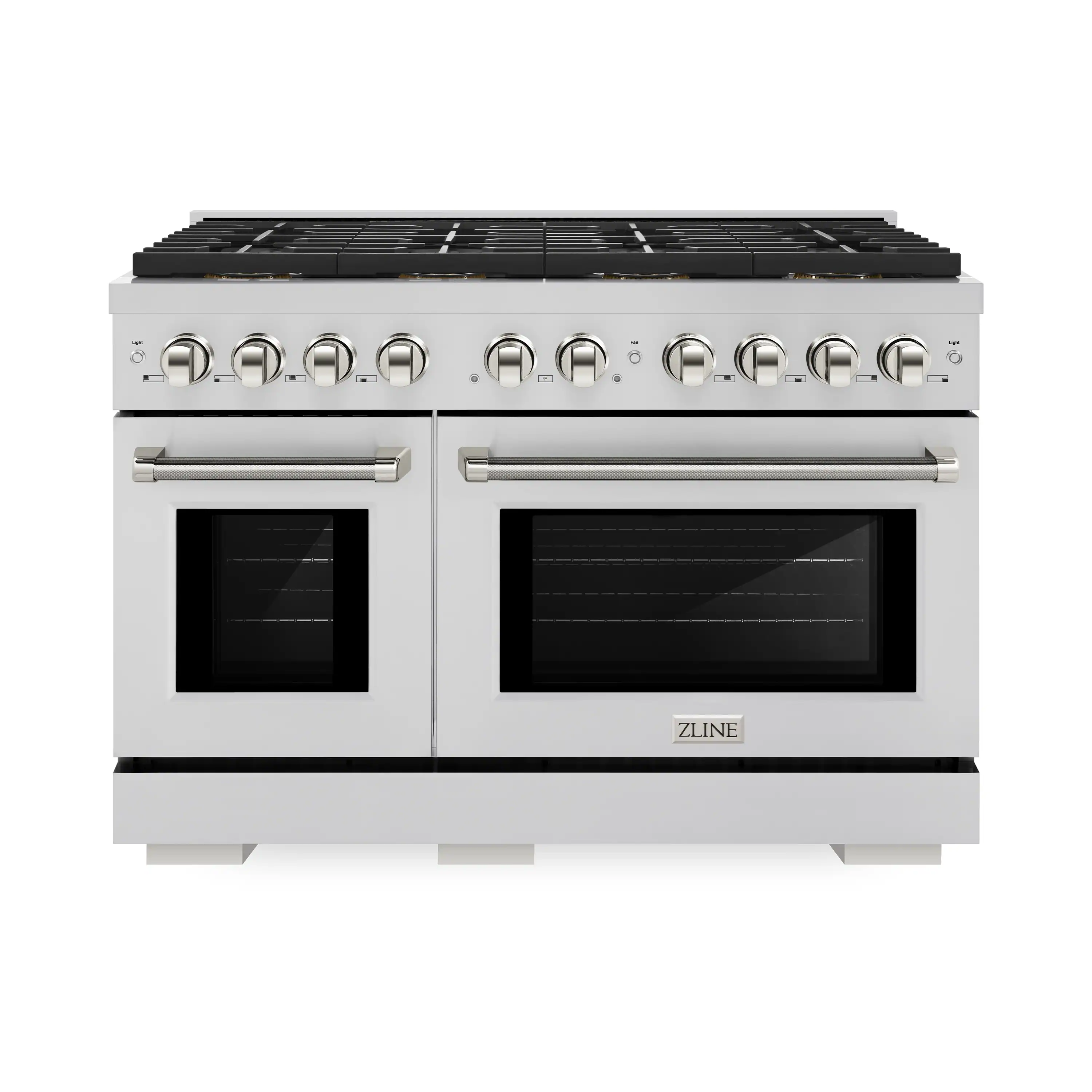 ZLINE Autograph 48-Inch Paramount DuoPro Dual Fuel Range in Stainless Steel with Nickel Helix Handles (PSDRZ-48-KPN)