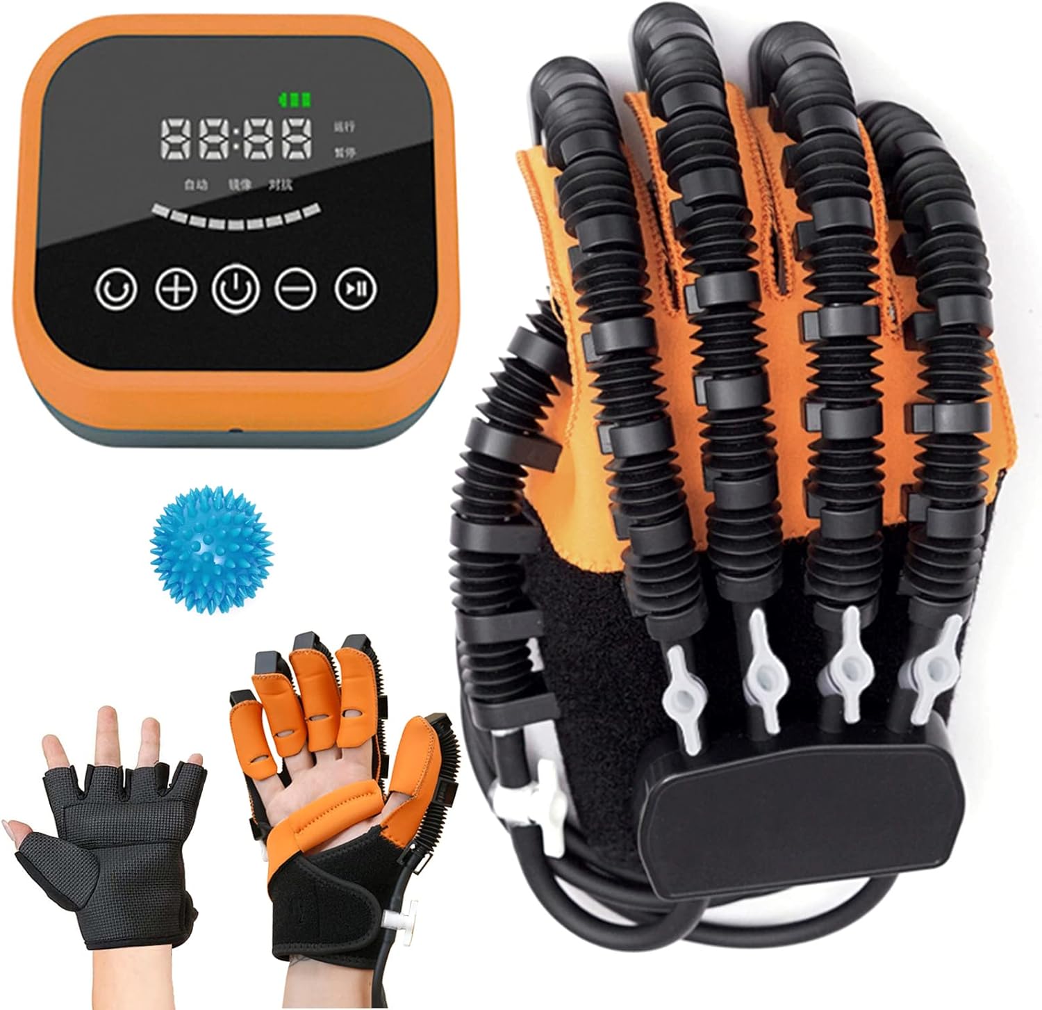 Rehabilitation Robot Gloves, Stroke Recovery Hand Glove Assistive Training Equipment Hand Function Recovery