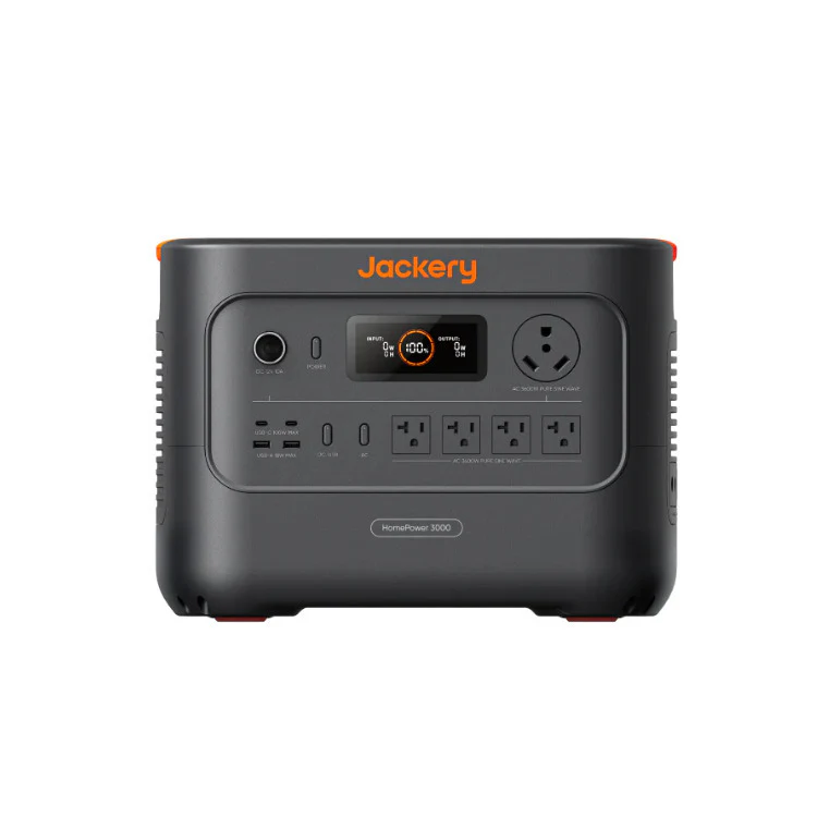 Jackery Explorer 3000 V2 Portable Power Station (3072 Wh Capacity) - Black