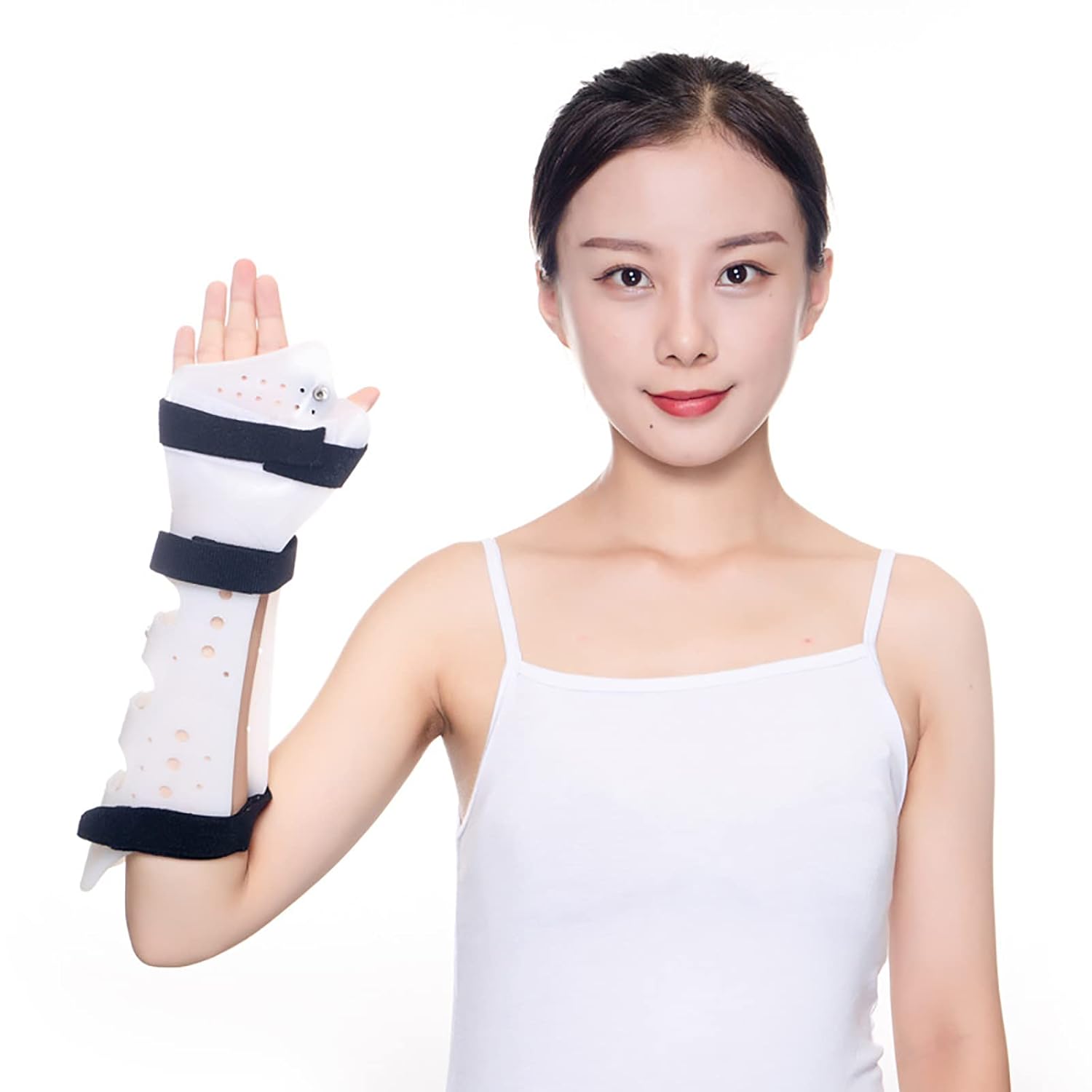 HAILM Wrist Thumb Support - Medical Wrist Strap Brace - Ideal for Thumb Injuries, Scaphoid Fractures And Sprains,R