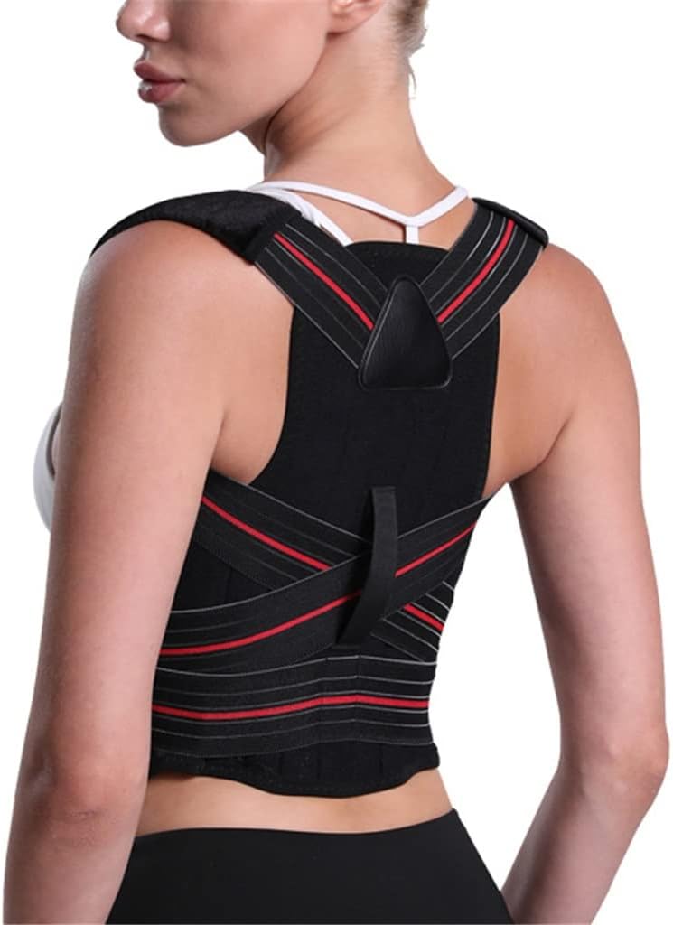 Adjustable Posture Corrector Back Support Shoulder Back Brace Correction Spine Postural Fixer Tape(XXL Code)