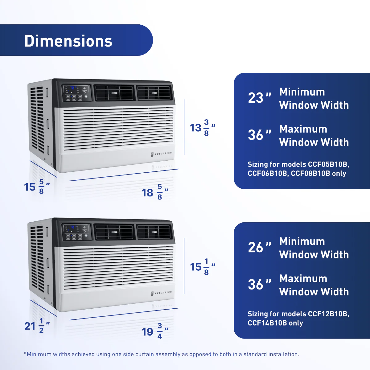 Friedrich  6,000 BTU Chill Premier Window Air Conditioner