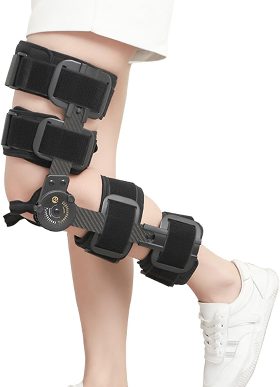 Knee Support, Knee ROM Knee Brace, Adjustable Support for Arthritis Meniscus Tear Ligament Strain Knee Hyperextension,Type B + Airbag