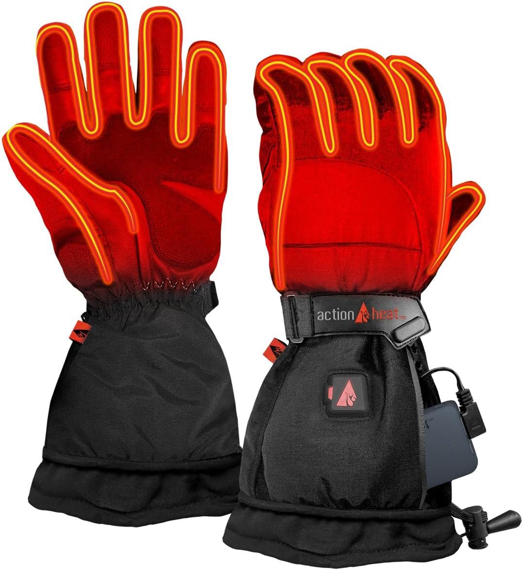 ActionHeat 5V Women's Battery Heated Snow Gloves XS