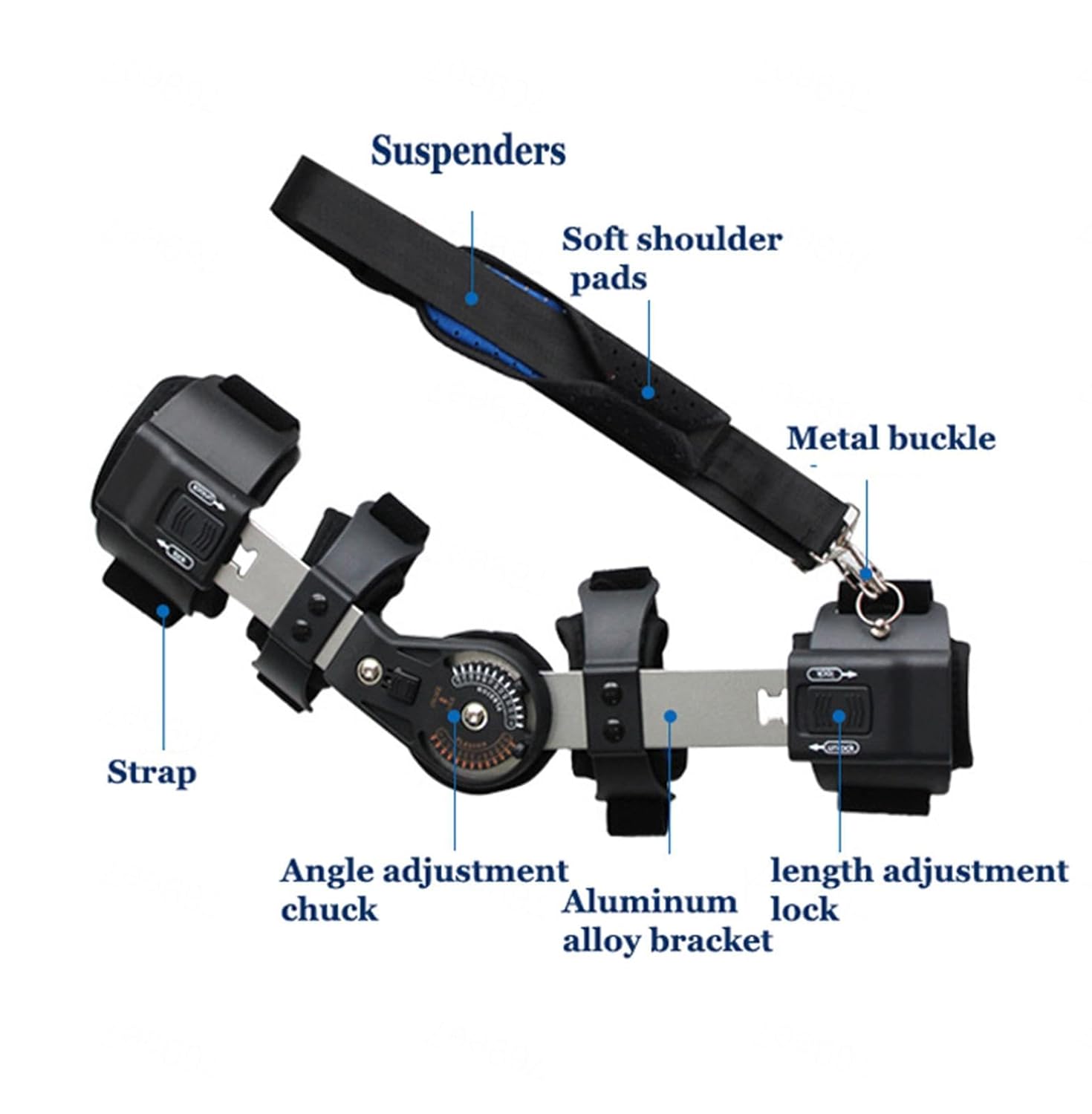 Post OP Hinged ROM Elbow Brace with Strap Stabilizer Splint Arm Injury Recovery Support After Surgery Orthosis,for Ulnar Nerve Entrapment,Sleeping,Tendonitis,Tennis,Left (Right