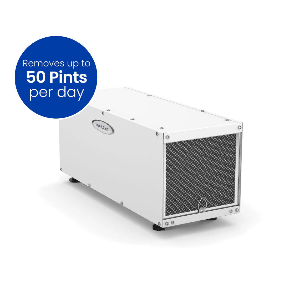 AprilAire E050 50 Pint Crawlspace Dehumidifier