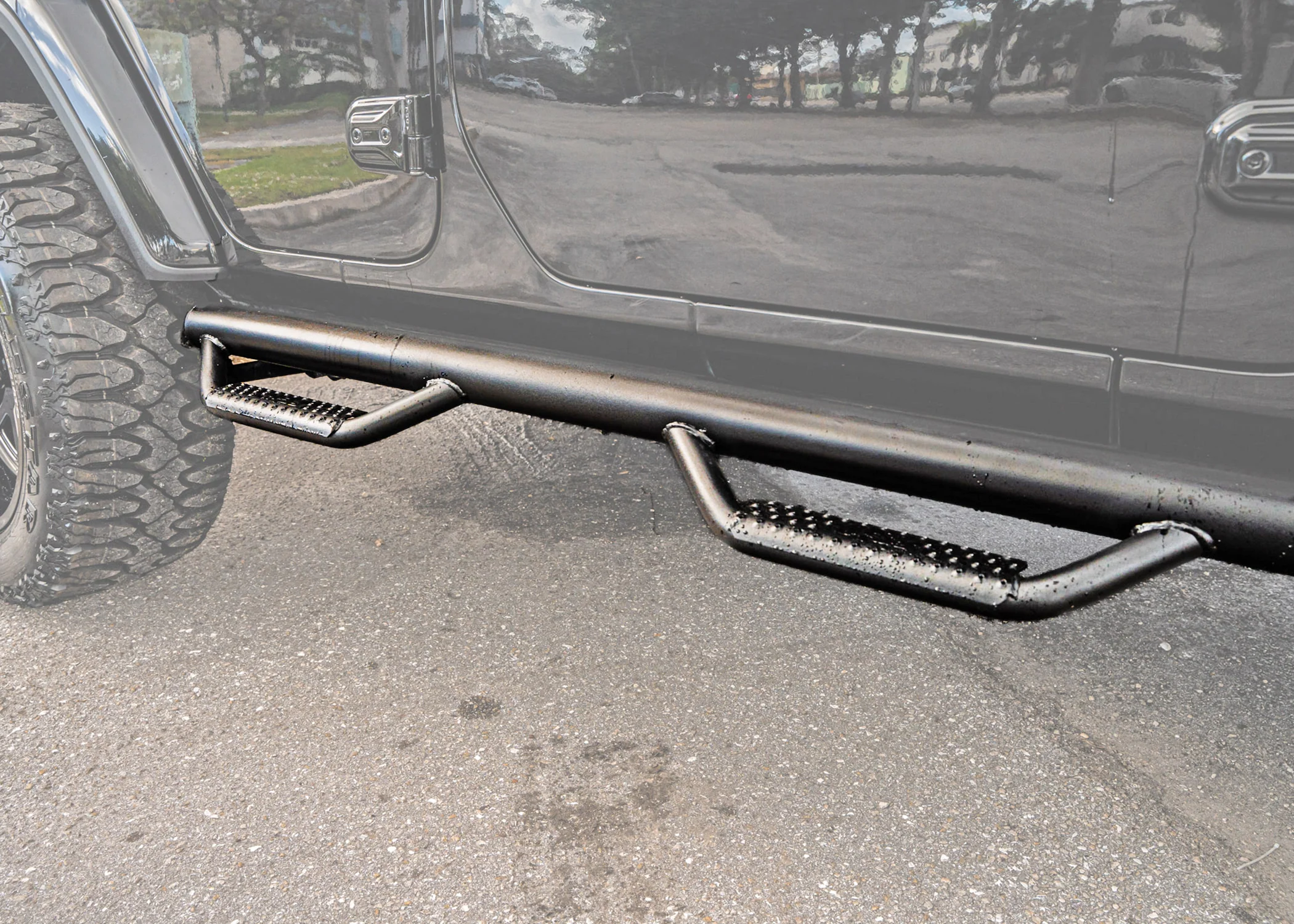 Jeep Wrangler 2018-2026 Stationary Steel Side Steps