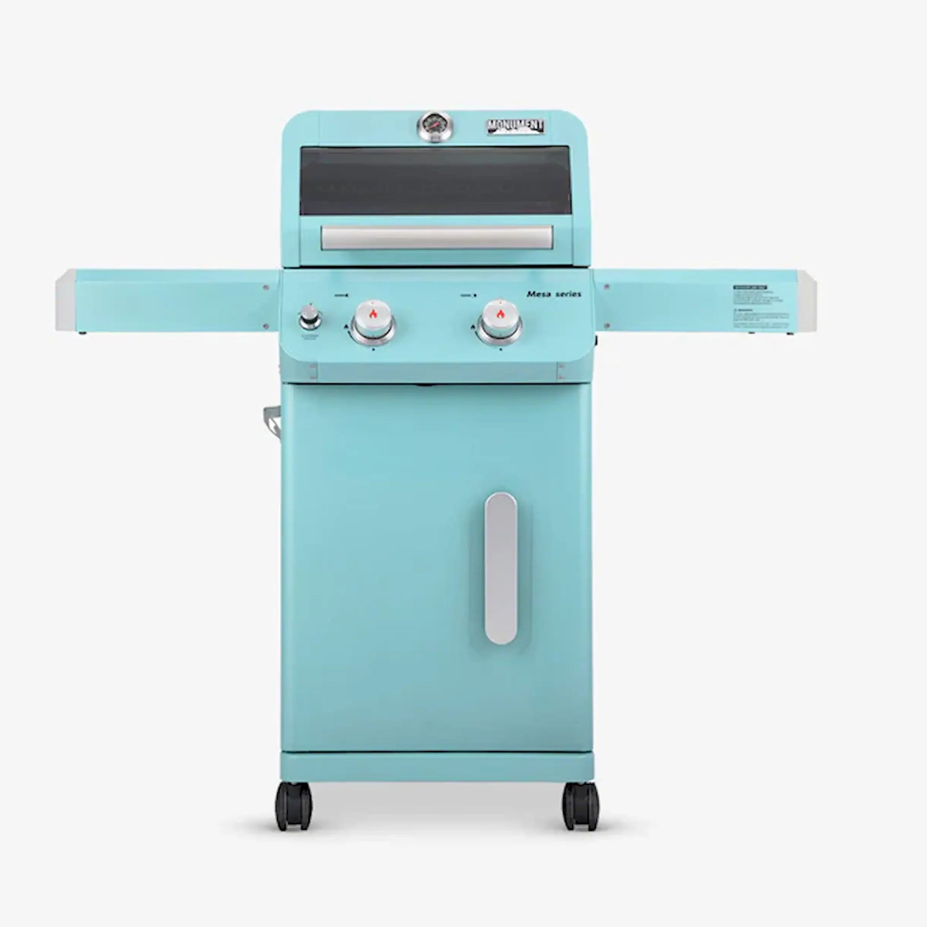 Monument Mesa Propane Gas Grill in Green Powder Coated with 2 Burners (M200G)