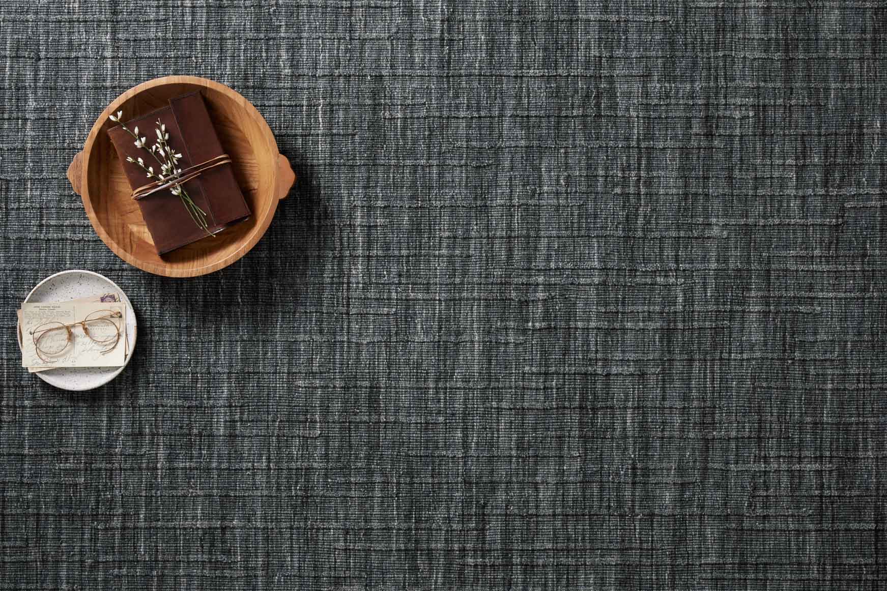 Loloi Brooks Collection - Contemporary Hand Woven Rug in Ink (BRO-01)