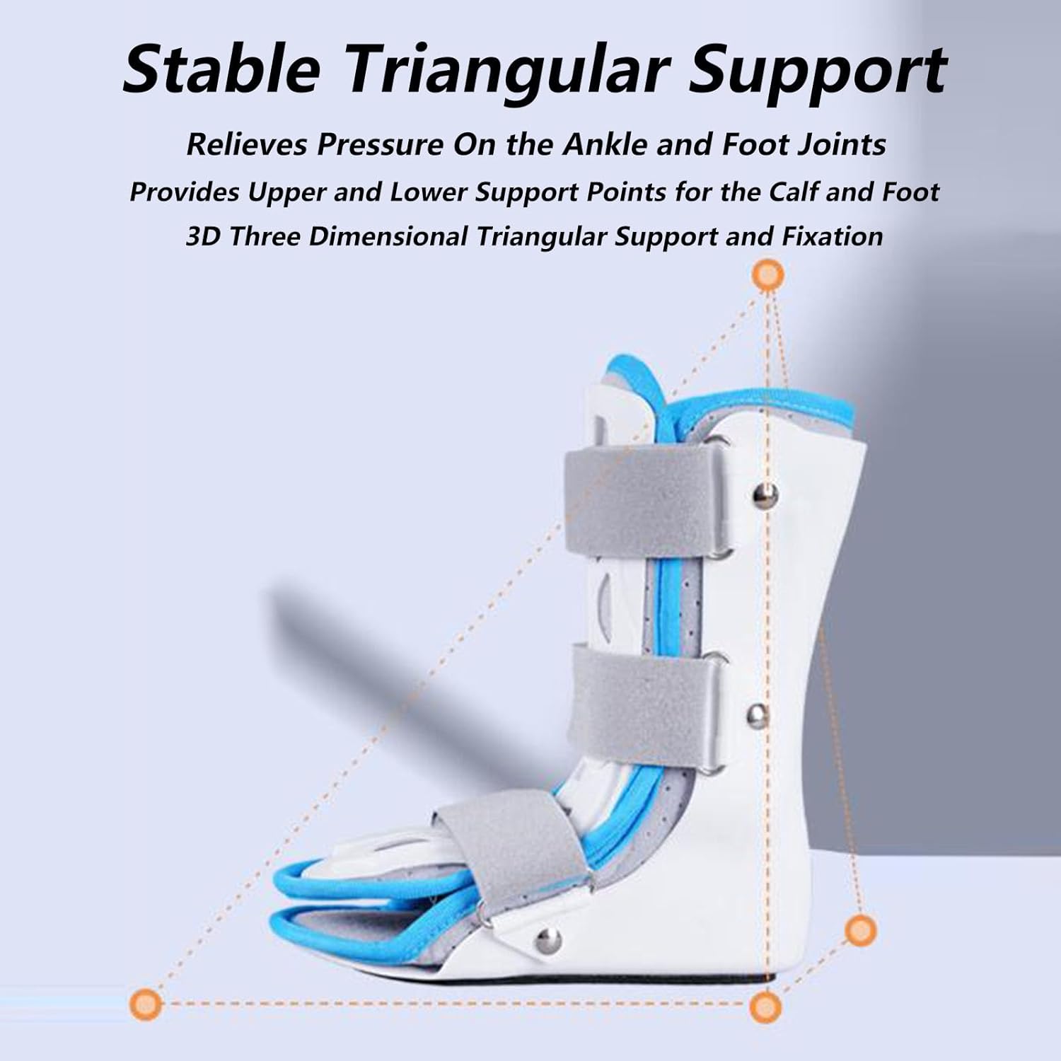 SFKLYU Kids AFO Drop Foot Brace, AFO Night Splint, Othopedic Drop Foot Support for Children Toddler Ankle Foot Orthosis,1 Pair