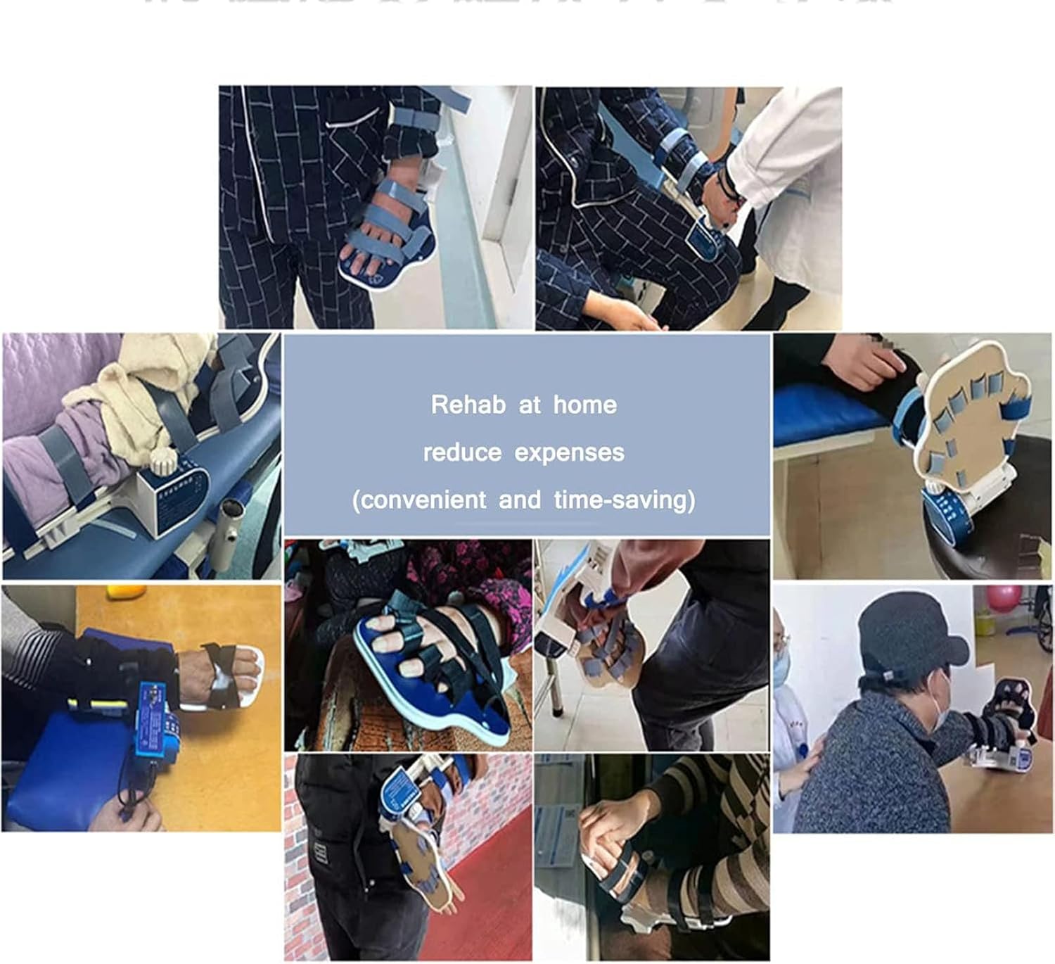 Finger Splint,Hand Splint for Finger Contractures,Hand Brace for Carpal Tunnel Syndrome,Arthritis,Tendinitis,Stroke Hand,Metacarpal Break,Fit for Left And Right Hand