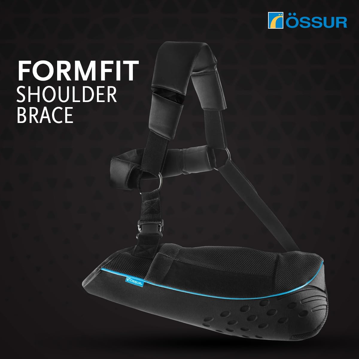 Össur Formfit Shoulder Brace with Abduction - Adjustable Support for Injury Recovery, Rotator Cuff, Labrum Tear - Shoulder Stabilizer (Small)