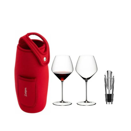 Riedel Veloce Pinot Noir/Nebbiolo Glasses (Set of 2) With Accessories