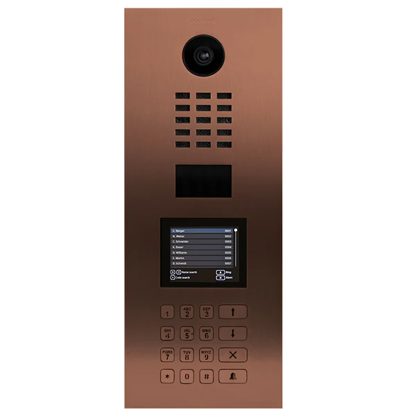 DoorBird D21DKV IP Video Door Station for Multi-Tenant Buildings in Bonze