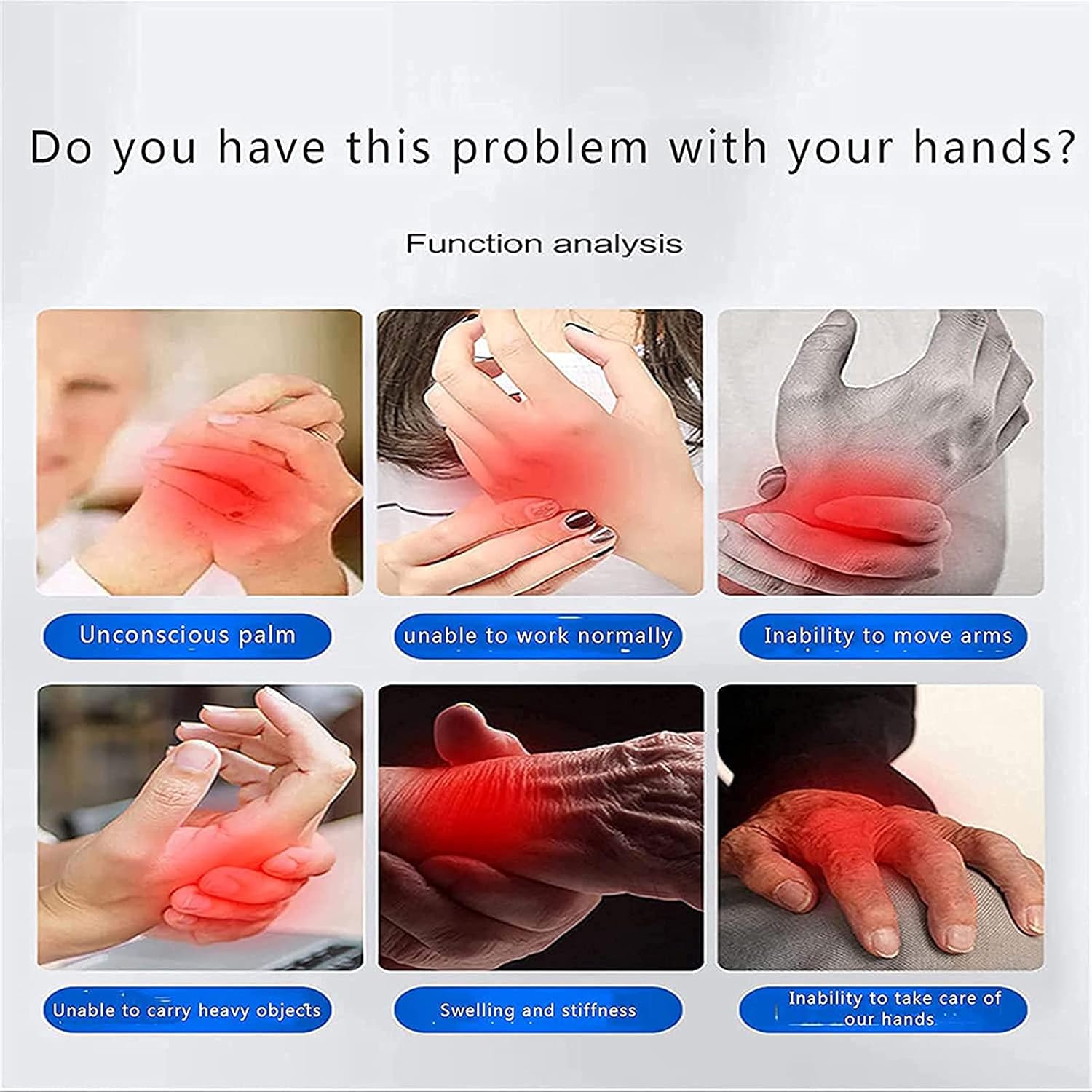 Rehabilitation Gloves Stroke Hand Splint Rehabilitation Robot Gloves Rehabilitation Training Equipment Troke Hemiplegia Finger Wrist Training Equipment,Left,M