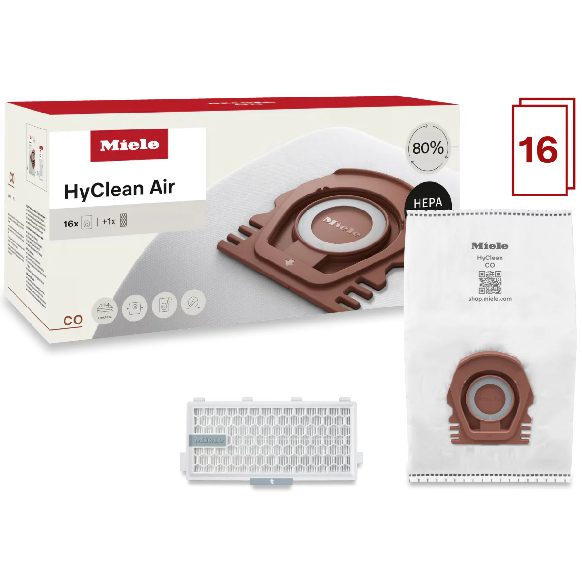 Miele HyClean CO Performance Pack w/ HA50 16-Pack