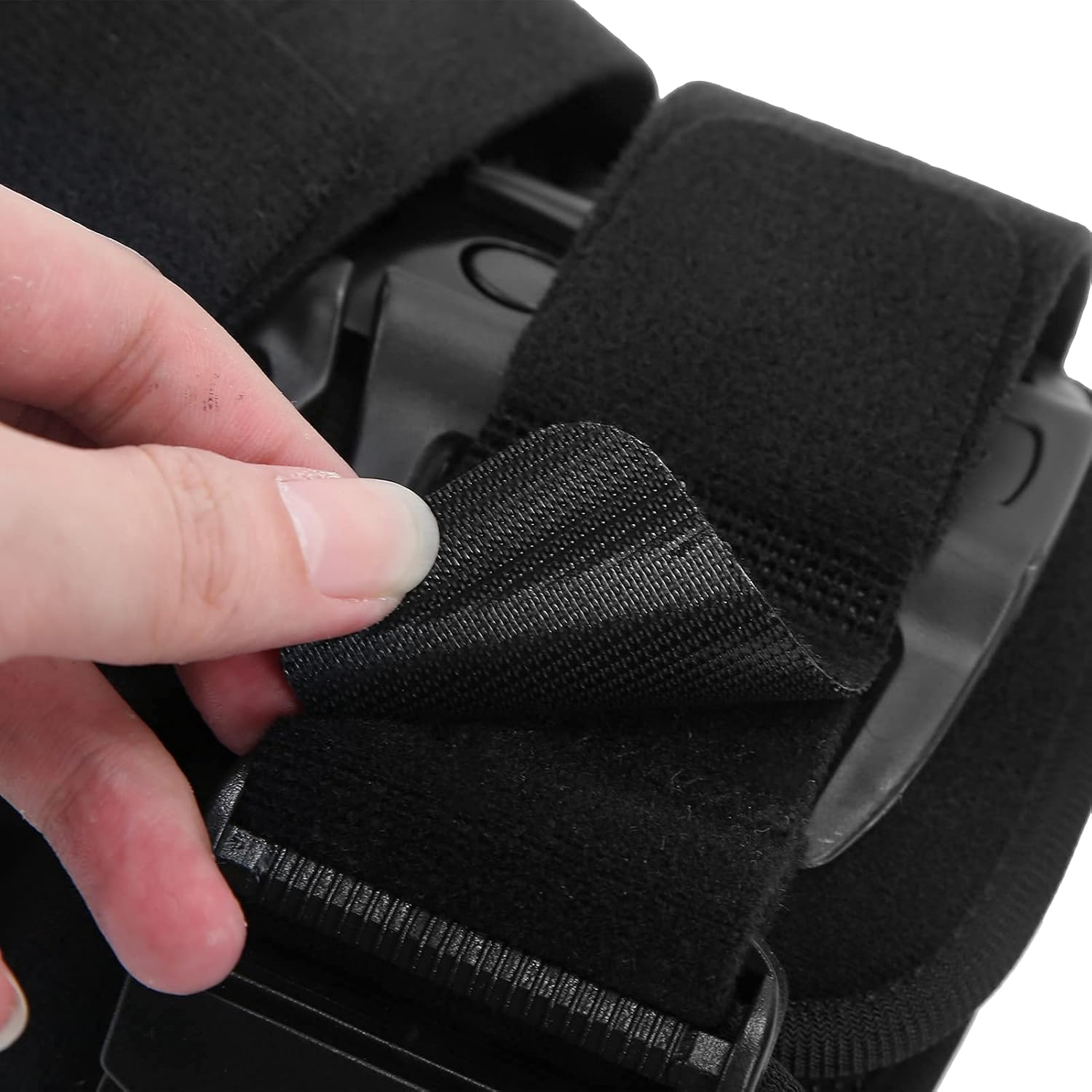 Leg Brace, Knee Brace Adjustable and Breathable Hinged Knee Brace Knee Splint Injury - Orthosis Stabilizer Hinged Immobilizer for Knee Sprain Ligament