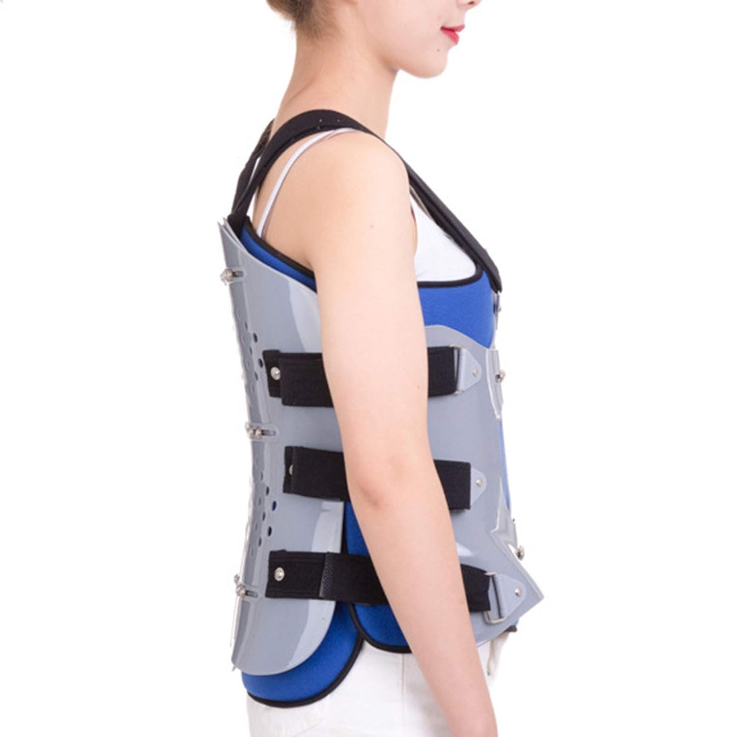 Thoracolumbar Orthosis Adjustable Lumbar Spine After Fixation Brace Bracket Thoracic Compression Fracture Support Safety Corrector (B