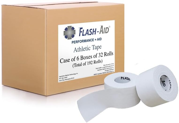 Athletic Tape - Bulk Pack of 192 Rolls (1.5