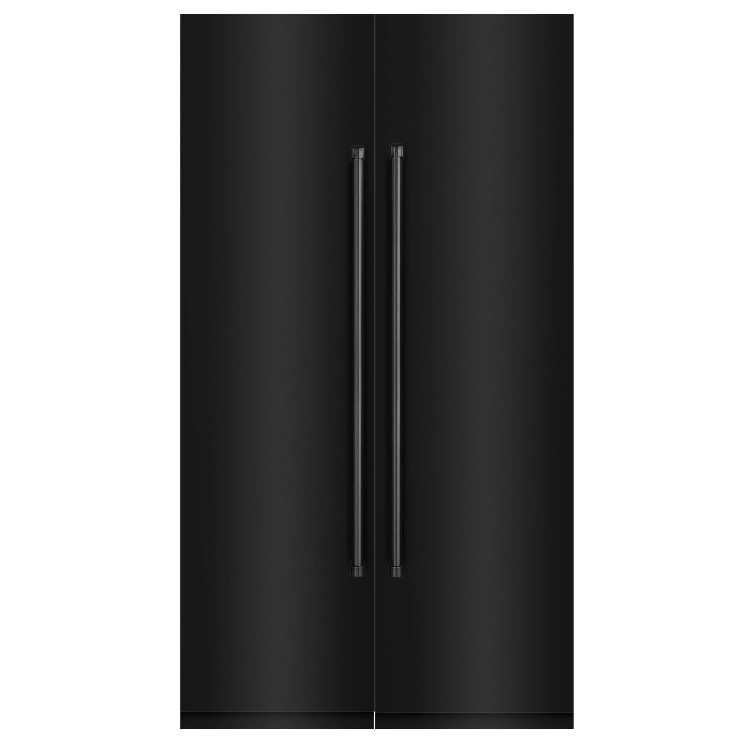 ZLINE 48-Inch Column 12.5 Cu. Ft. Refrigerator and 12.4 Cu. Ft. Freezer in Black Stainless Steel