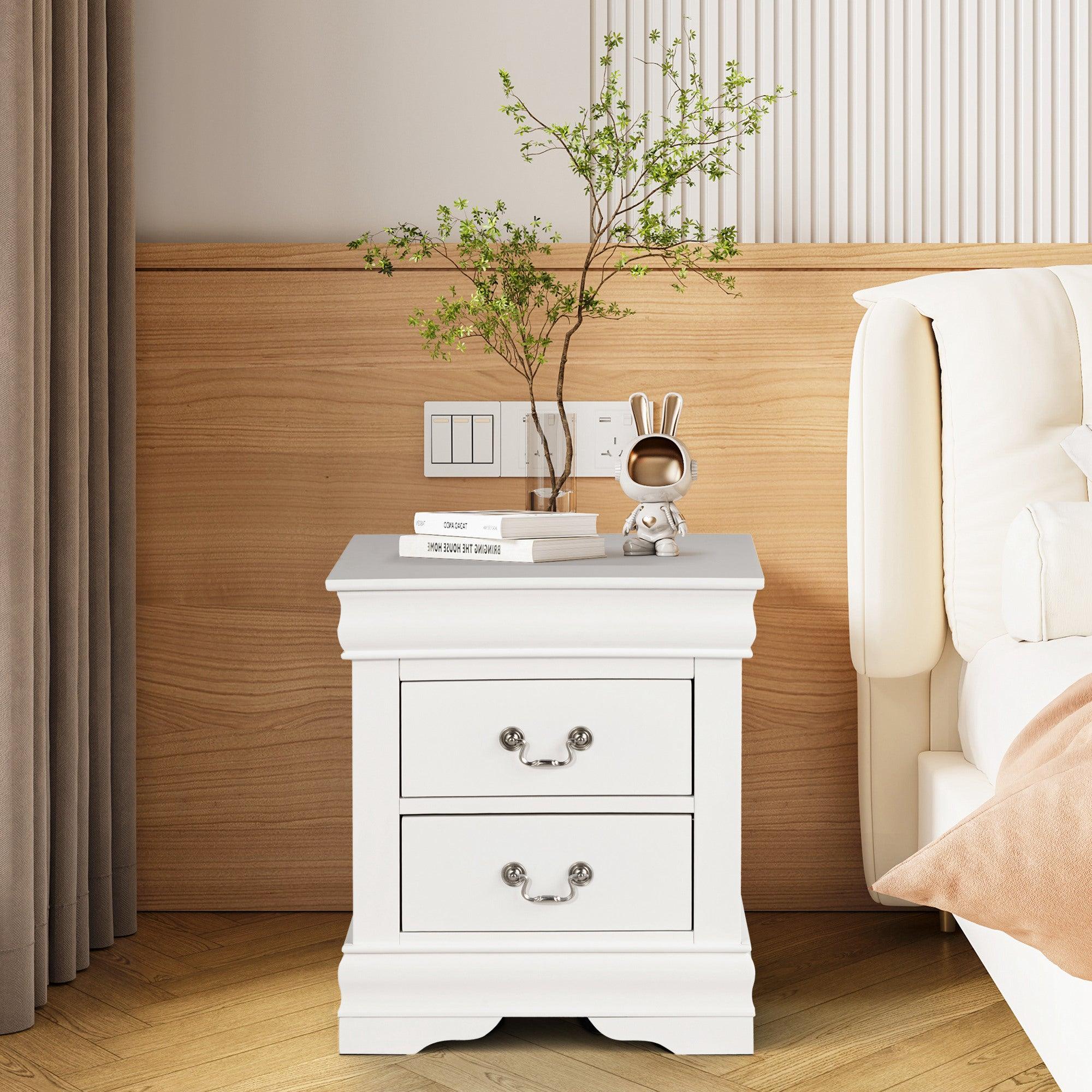 Parrot Uncle Furniture of America Night Stand Louis Philippe