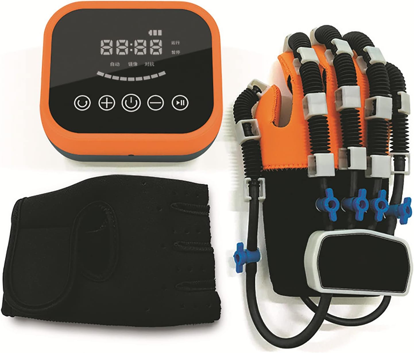 Stroke Hand Splint Finger Rehabilitation Robot Pneumatic Gloves for Stroke Hemiplegia Patients, Finger Straightening Brace