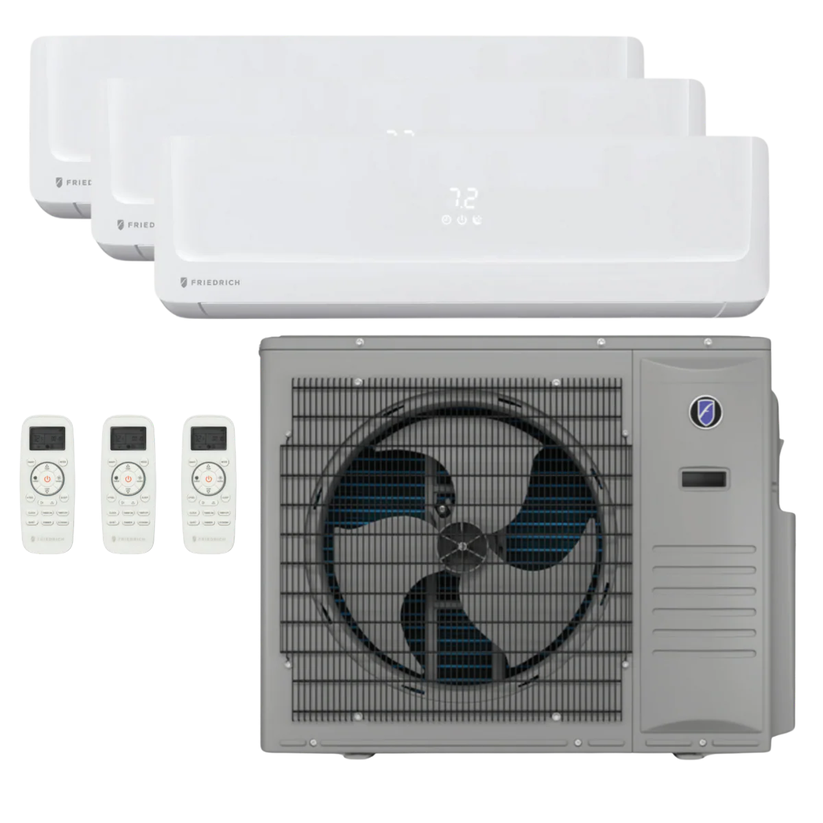 Friedrich Floating Air 27,000 BTU Tri-Zone Mini Split