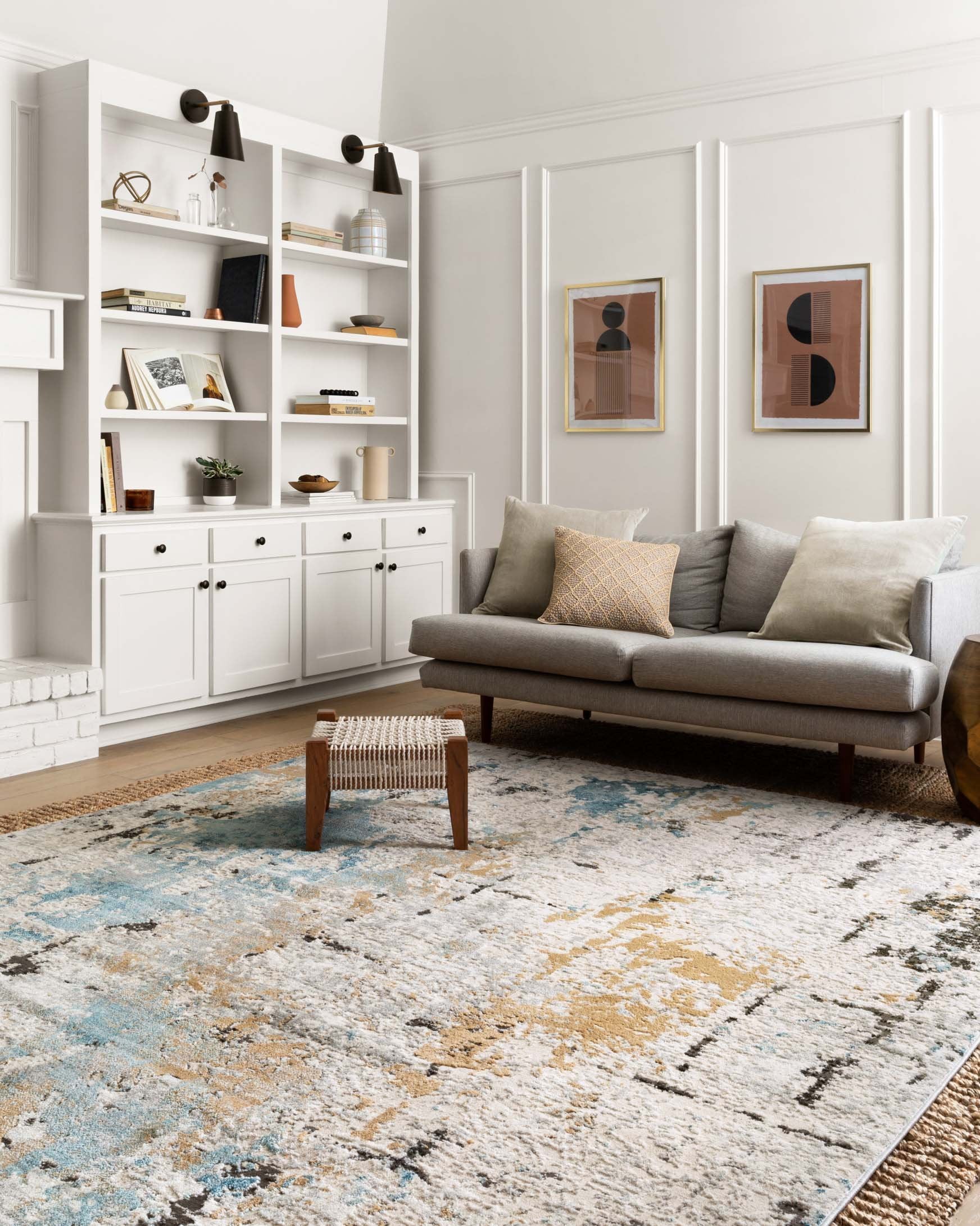 Loloi II Alchemy Collection - - Power Loomed Rug in Stone & Slate (ALC-01)