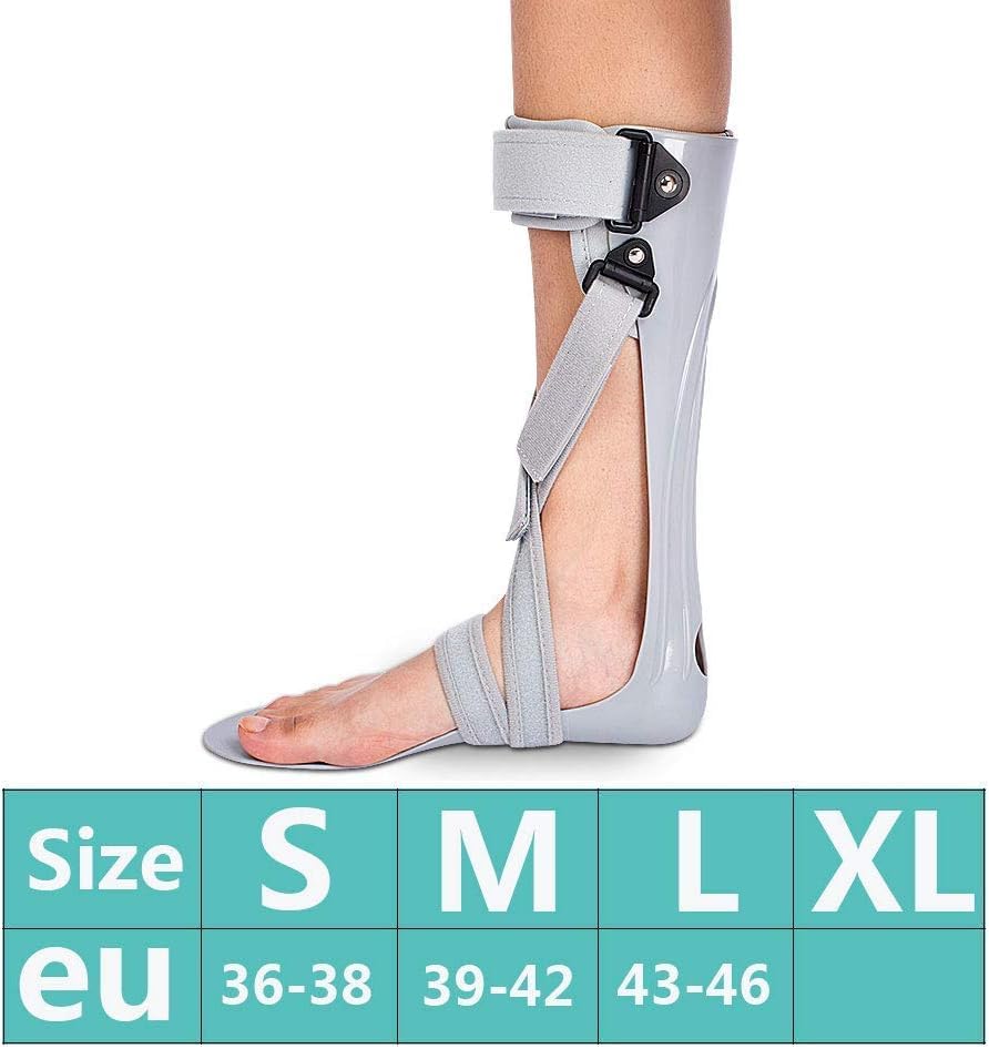 HUANGJUN Drop Orthosis Drop Foot Support Splint - Ankle Foot Orthosis Support - Brace for Foot Drop Plantar Fasciitis & Achilles Tendonitis