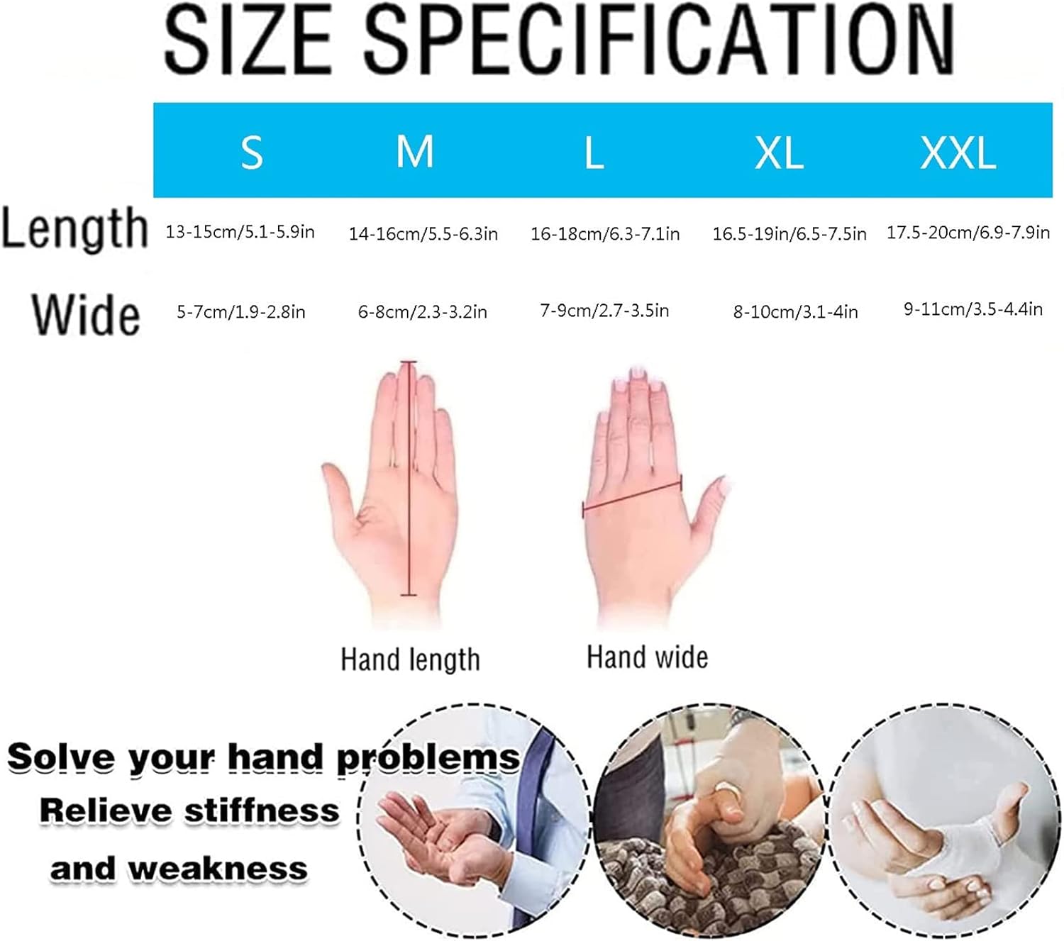 Rehabilitation Robot Gloves Both Hand, 2nd Generation Upgrade Rehabilitation Robot Gloves Both Hand, for Patients with Hand Dysfunct(Size:XXL Code,Color:Left+Right)