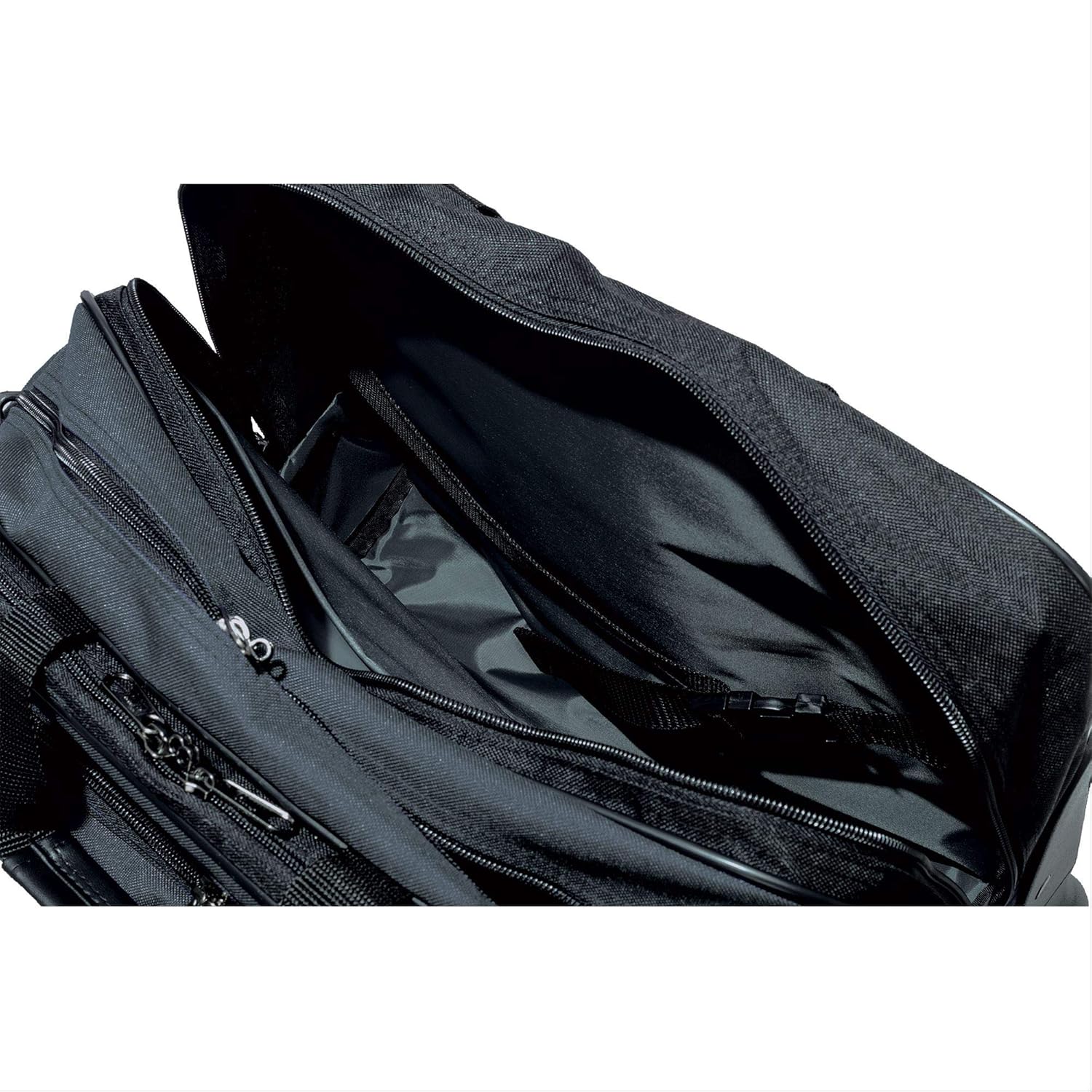 Hopkins Medical Products Rolling Med Bag with EZ-View: Waterproof, Laptop Section & Lockable File Pocket - Ultimate Mobility for Healthcare Pros, 39.5 In. Handle, 16 In. x 3 In. x 12 In., Blue