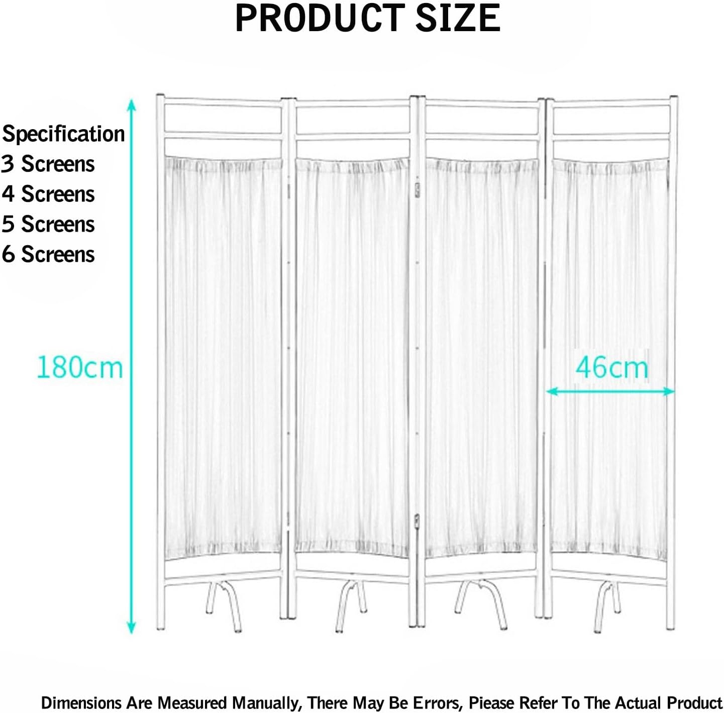 Portable Folding Medical Privacy Screen, 3-Panel Partition for Beauty Salons, Massage Rooms & Hospitals - Compact, Lightweight & Easy to Set Up (Color-1)