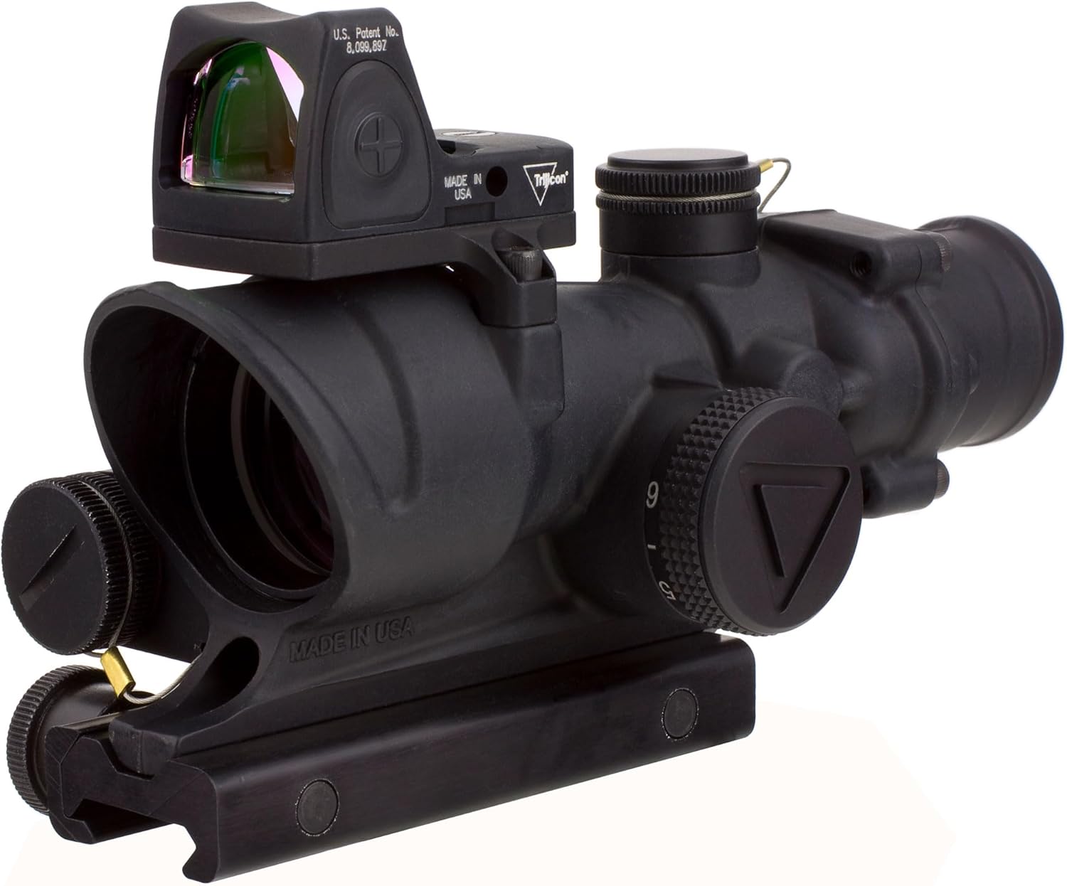 Trijicon 4x32mm ACOG Red LED Illuminated Adj .223 Crosshair Reticle TA51 Mount Red Dot Sight Black Optics