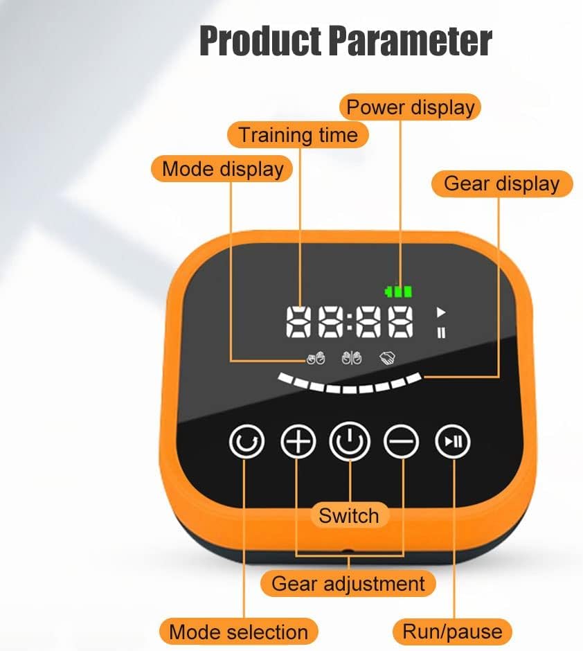 Both Hand Finger Rehabilitation Trainer Robot Gloves, Stroke Recovery Equipment, for Exercises Patients with Hand Dysfunct(Size:M Code,Color:Left+Right)